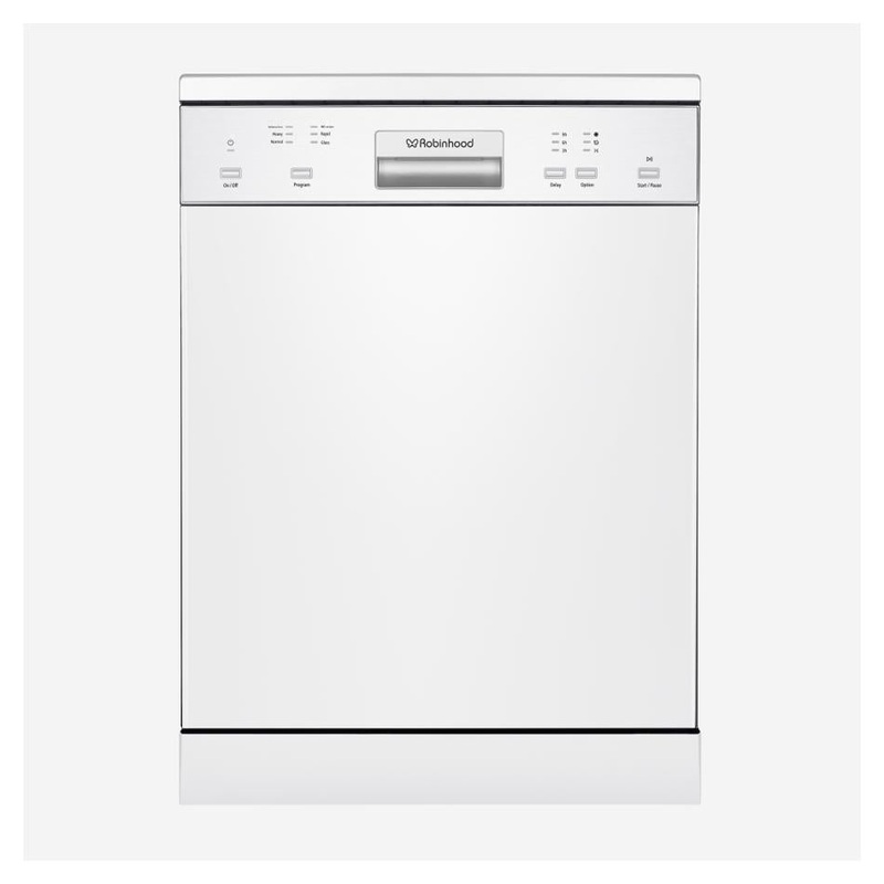 Robinhood 60cm Freestanding Dishwasher White DWG12P6FWH