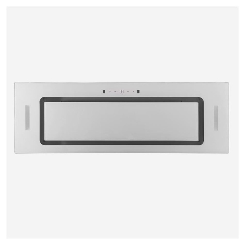 Robinhood Rangehood 90cm White Glass RPG3CL90WH