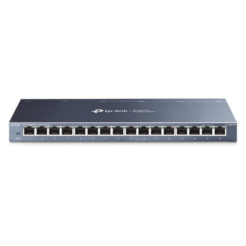 Tp-Link Sg116 16 Port Gigabit Switch Steel Case TP4013