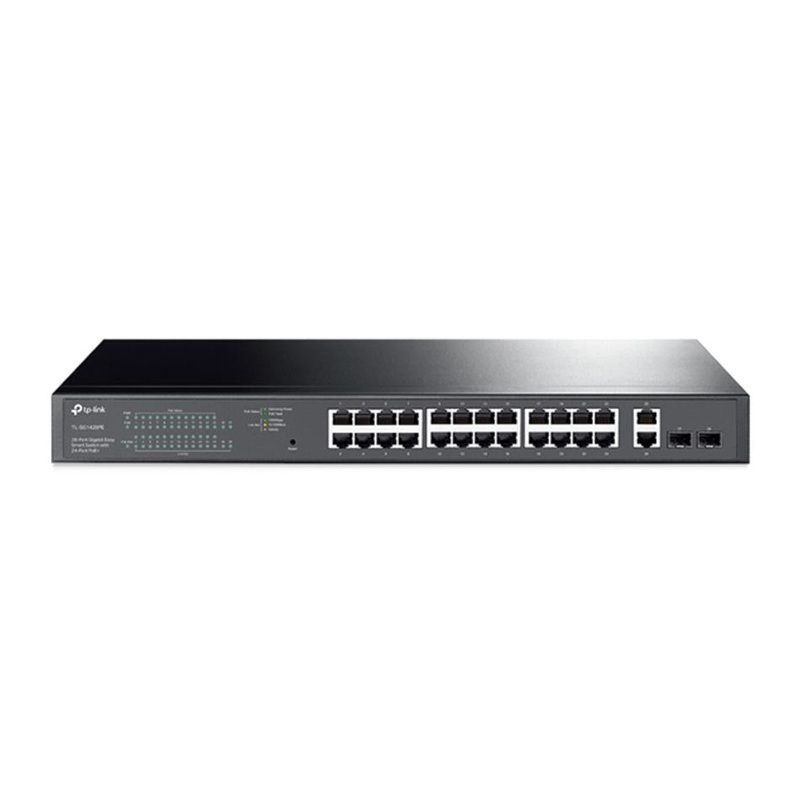 Tp-Link Tl-Sg1428Pe 28 Port Gigabit Desktop Easy Smart Switch With 24 Port Poe+ TP4109