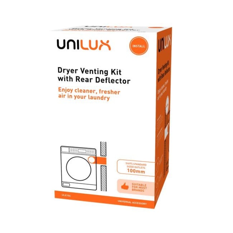 Unilux Dryer Venting Kit Rear Deflector ULX104