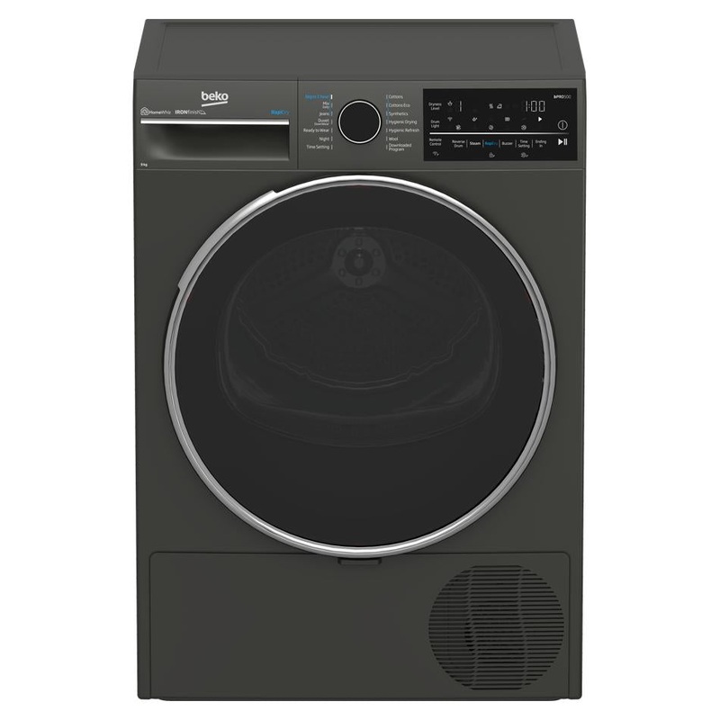Beko 9 kg Hybrid Heat Pump with Steam & Wifi BDPB904HG