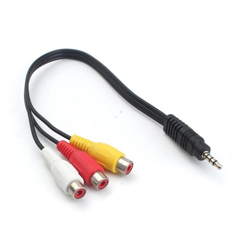 DishTV AV Adapter Cable for the SNT7070HbbTV - 3.5mm Male to RCA Female STHAVADAPT
