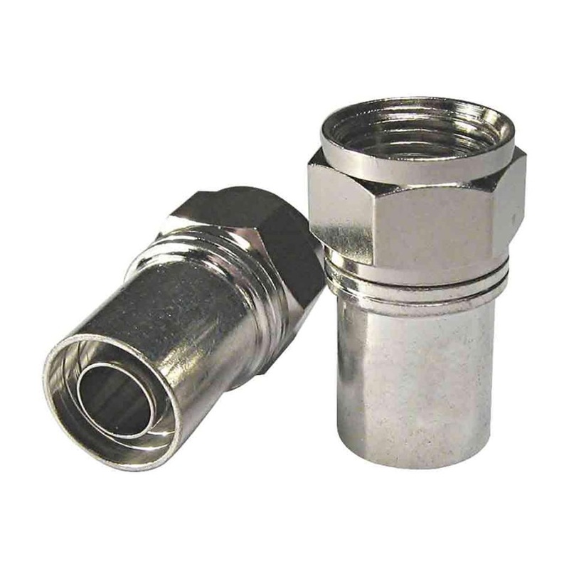 DishTV RG6 Radial Crimp F Connector RG6WRO