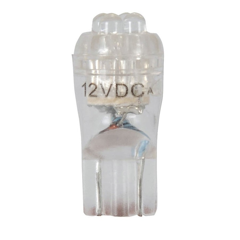 T10 Wedge Replacement LED QUAD Globe
