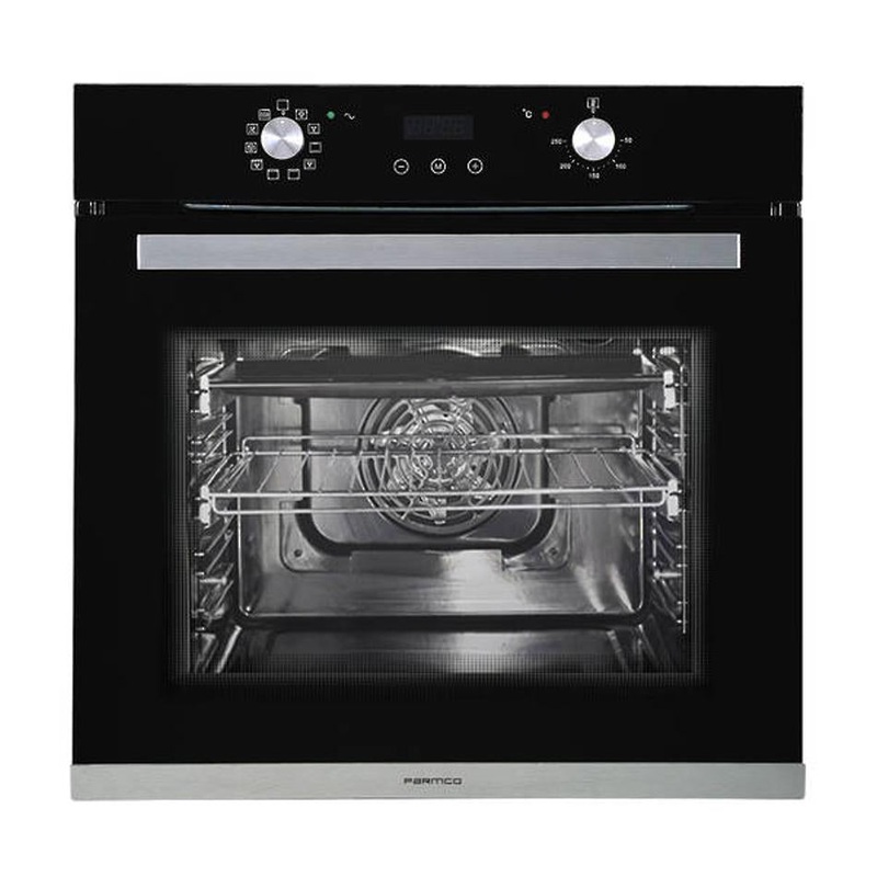 Parmco 600mm 80 Litre Oven, 10 Function, Black OV16B10