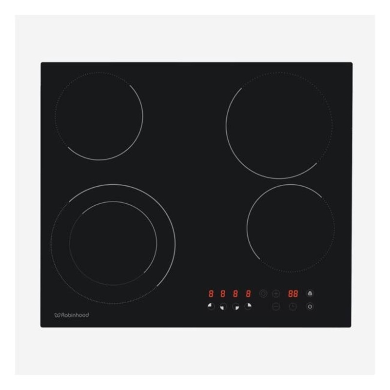 Robinhood 4 zone touch-control ceramic cooktop HEE604TFG