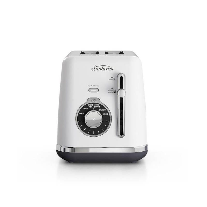 Sunbeam Alinea Select 2 Slice Toaster White TA2820W