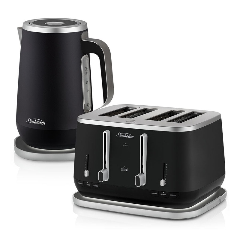 Sunbeam Kettle and Toaster Set Kyoto City Black