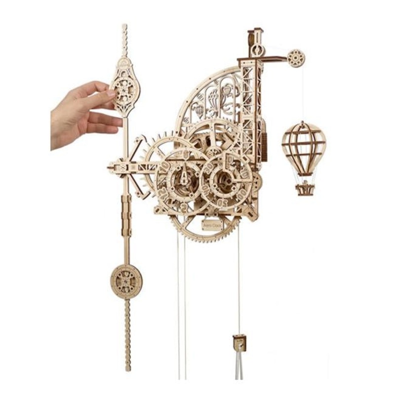 Ugears  Model -Aero Wall Clock With Pendulum