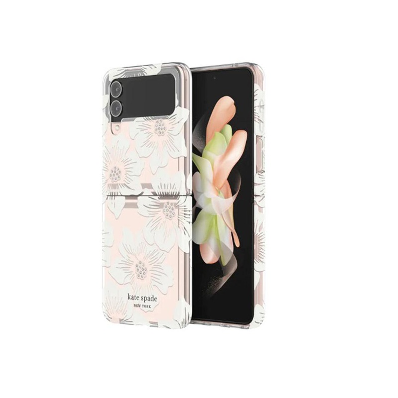 Cellnet Hardshell Case Galazy Z Flip 4 Hollyhock Flr Clear