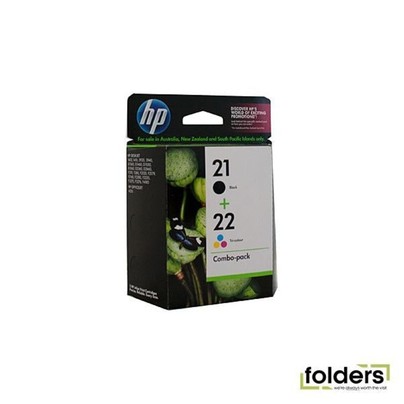 HP #21/22 Ink Twin Pack