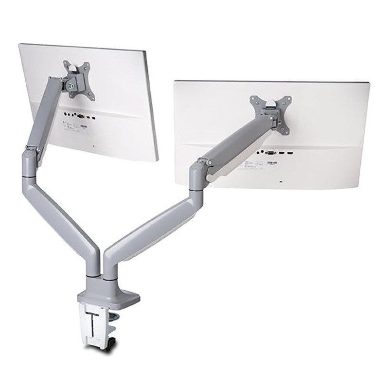 Kensington Smartfit One Touch Adjust Dual Monitor Arm Grey K55471WW