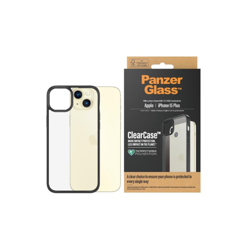 PanzerGlass Clearcase Iphone 15 Plus Black 1178AUS