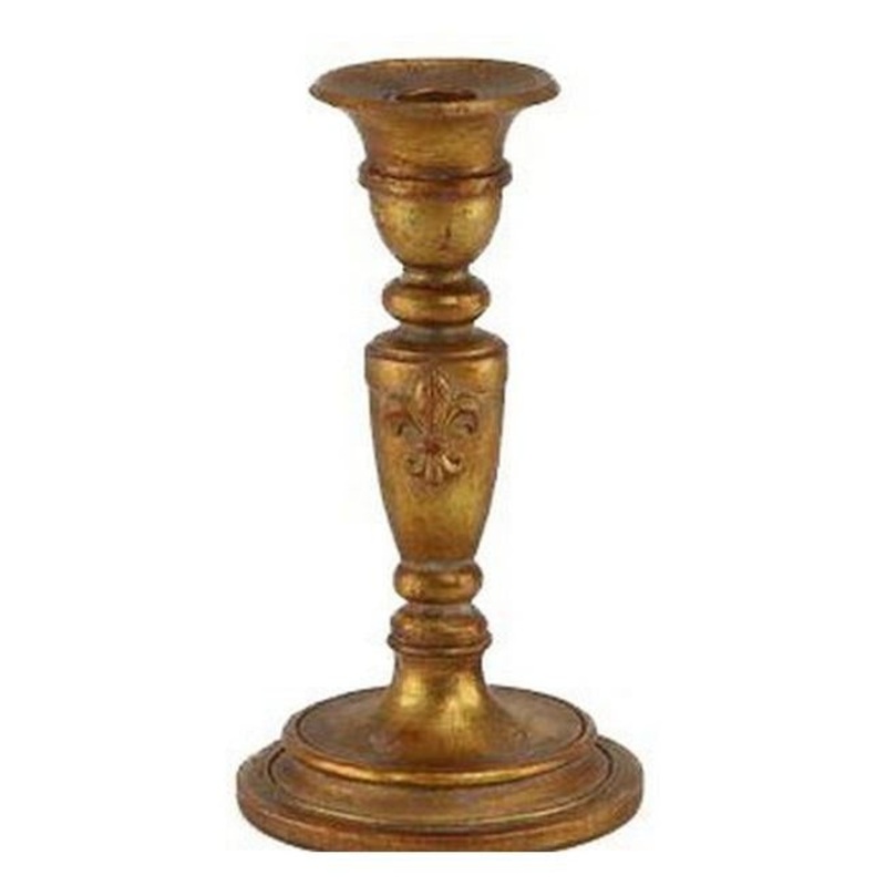 Rembrandt Antiqued Gold Candle Holder KI4130
