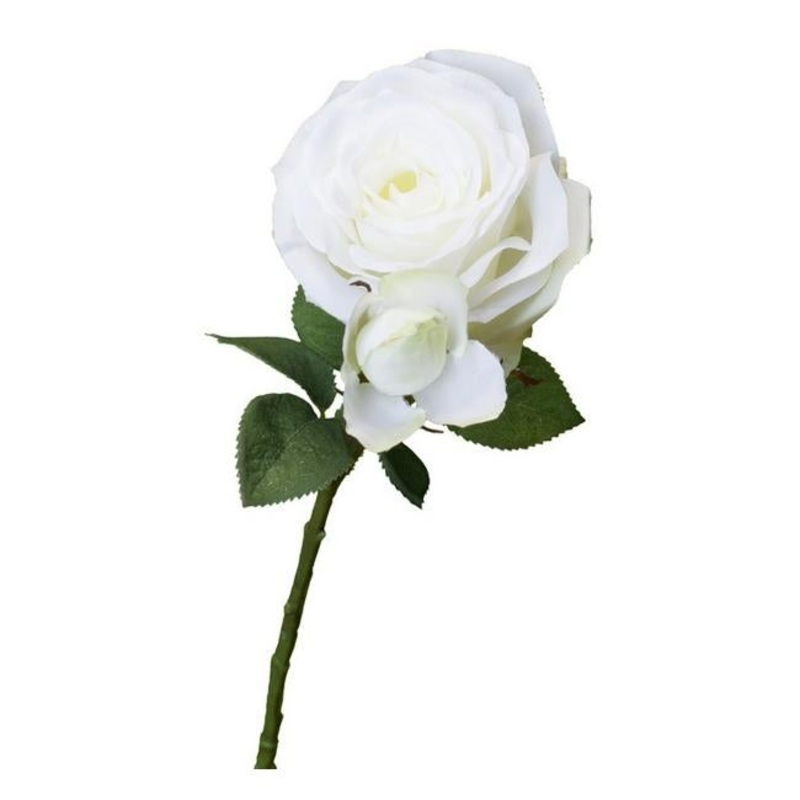 Rembrandt Rose Spray W/Bud / White PG1020
