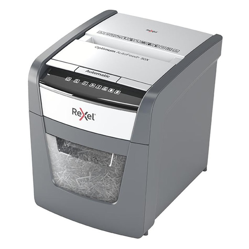 Rexel Optimum Autofeed Shredder 50X Cross Cut 2020050XAU