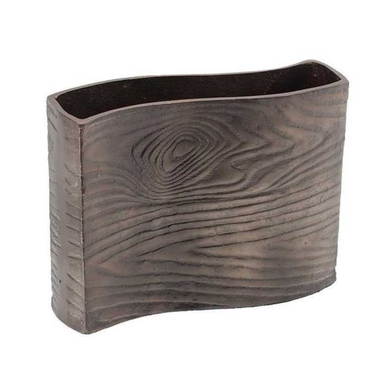 Rembrandt Aluminium Tiber Wavy Vase SE2269