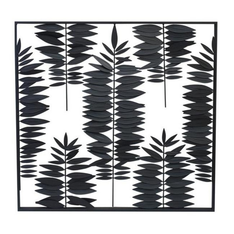 Rembrandt Charcoal Metal Floral Wall Hanging TF4146