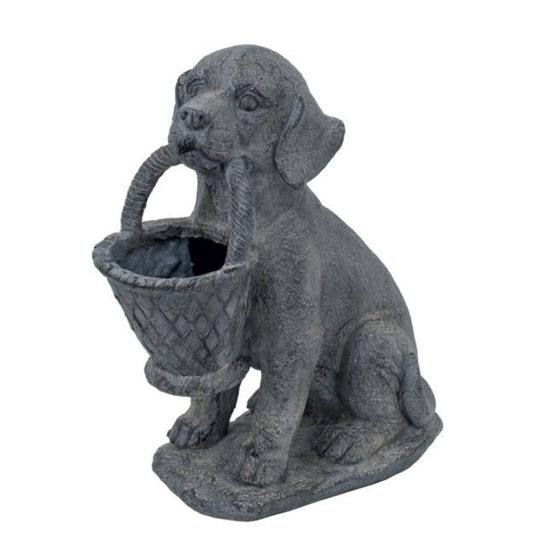 Rembrandt Dog & Basket Planter SE2292