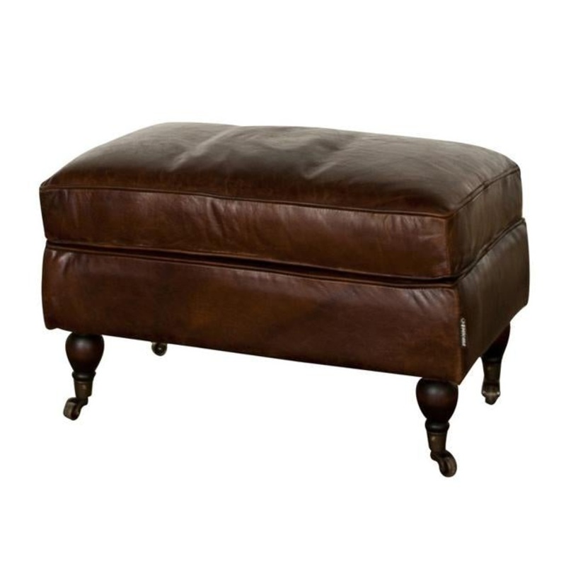 Rembrandt Large Ottoman Vintage Cigar Brown AF2100