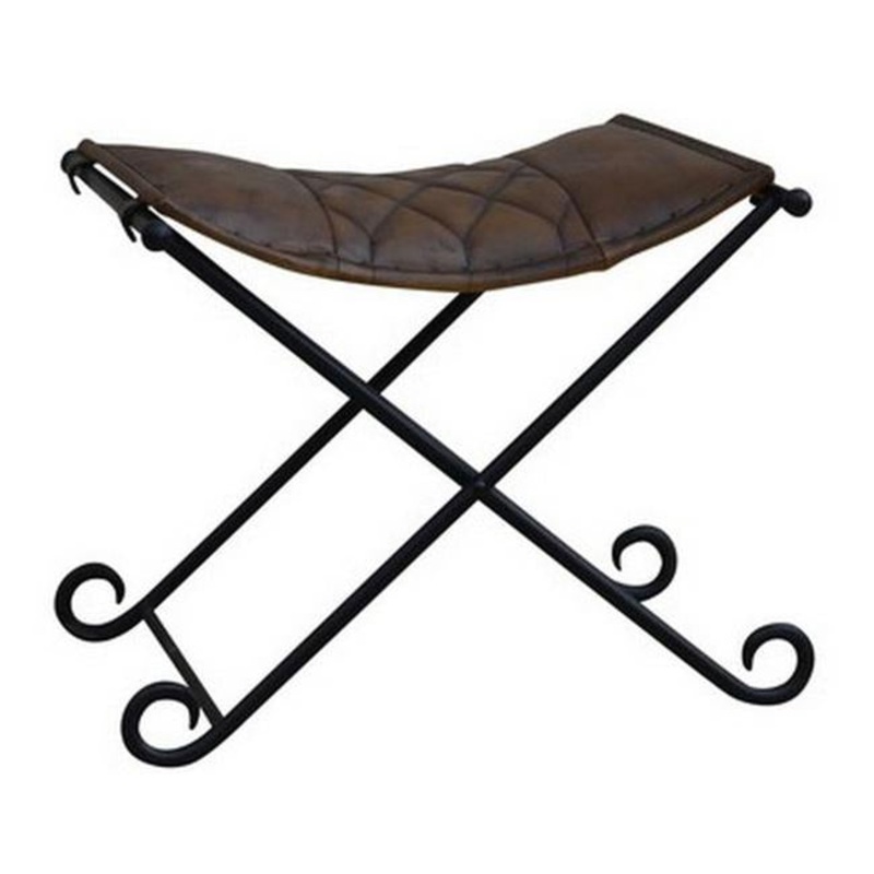 Rembrandt Leather Ottoman  KC1025