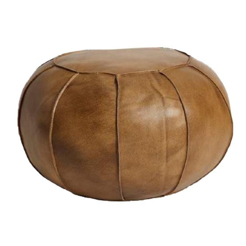 Rembrandt Leather Pouf Footstools KC1164