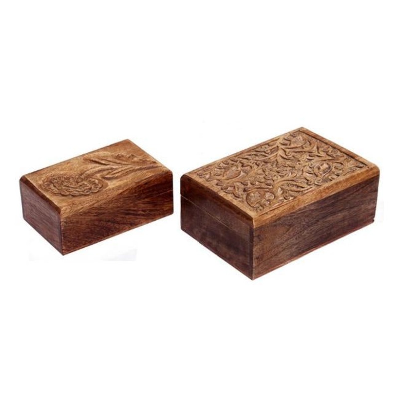 Rembrandt Mango Wood Boxes S/2 SE2094