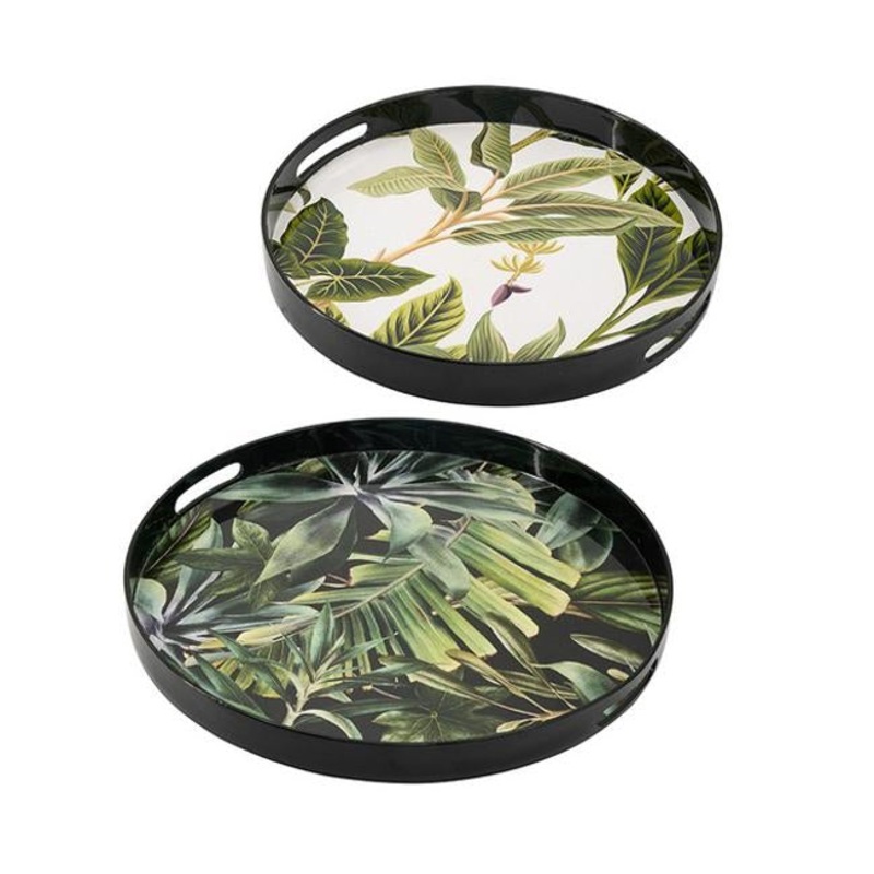 Rembrandt Palm Pattern Decorative Tray Set SE2264