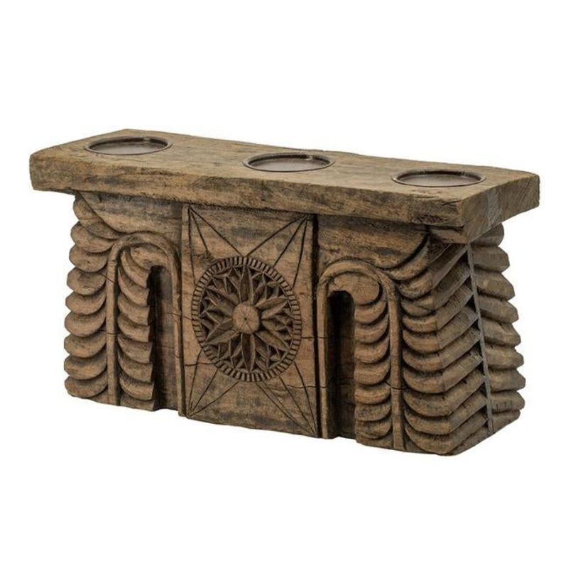 Rembrandt Pillar Three Candle Holder SE2354