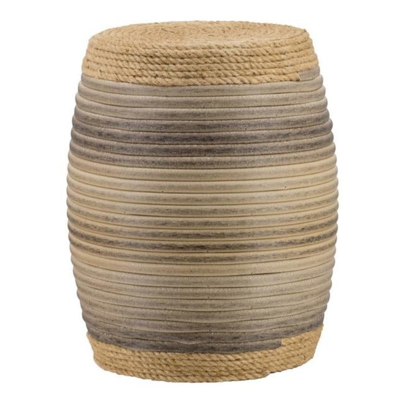 Rembrandt Rattan Rope Wrap Barrel  SE2439