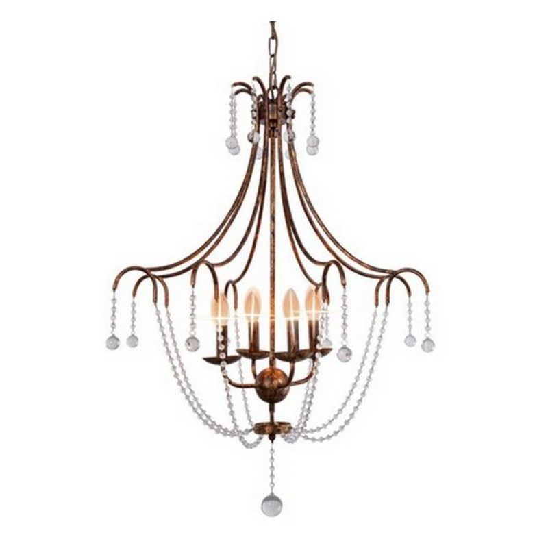 Rembrandt Antique Gold FoilChandelier RL4044