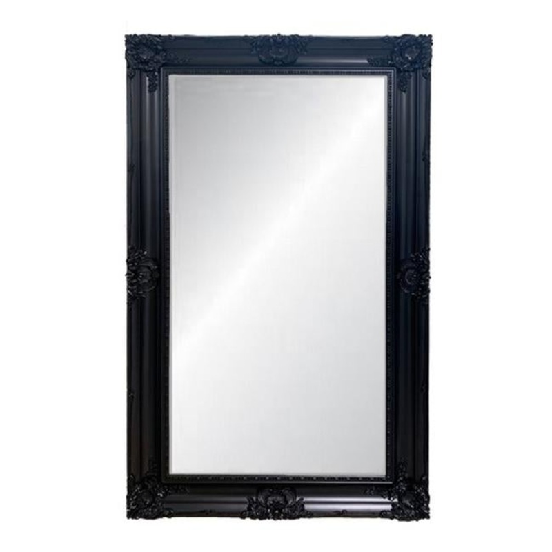 Rembrandt Black Bevelled Edged Mirror AH3037