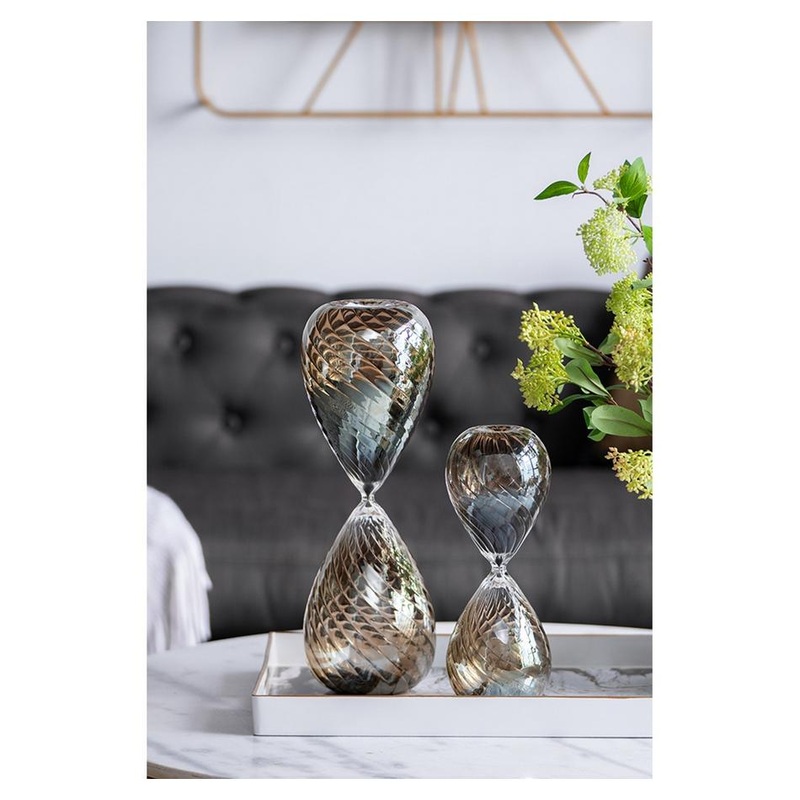 Rembrandt Hourglass With. Grey Luster Finish, 120 Minutes,Black Sand SE2621