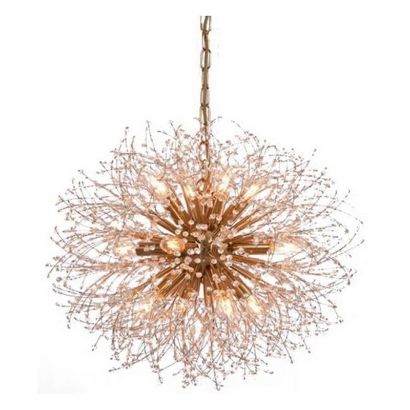 Rembrandt Iron In Hairline Brass Plated Chandelier RL4042
