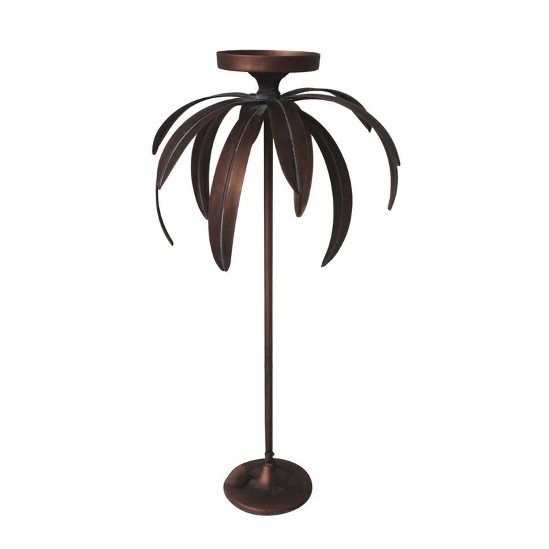 Rembrandt Palm Candle Holder GF1232
