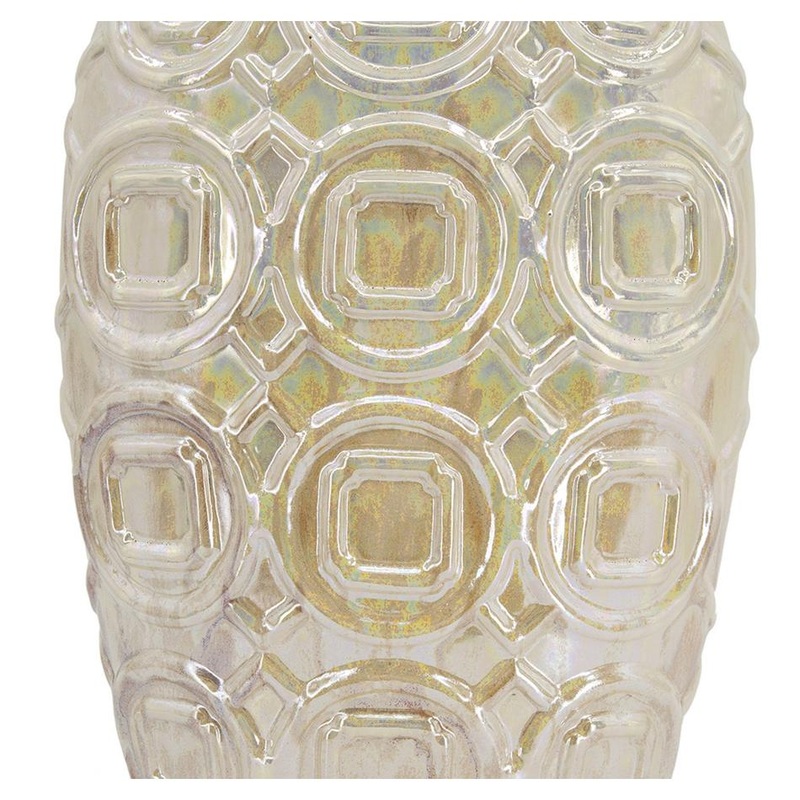 Rembrandt Shelby Tall Iridescent Glaze Ceramic Vase SE2525