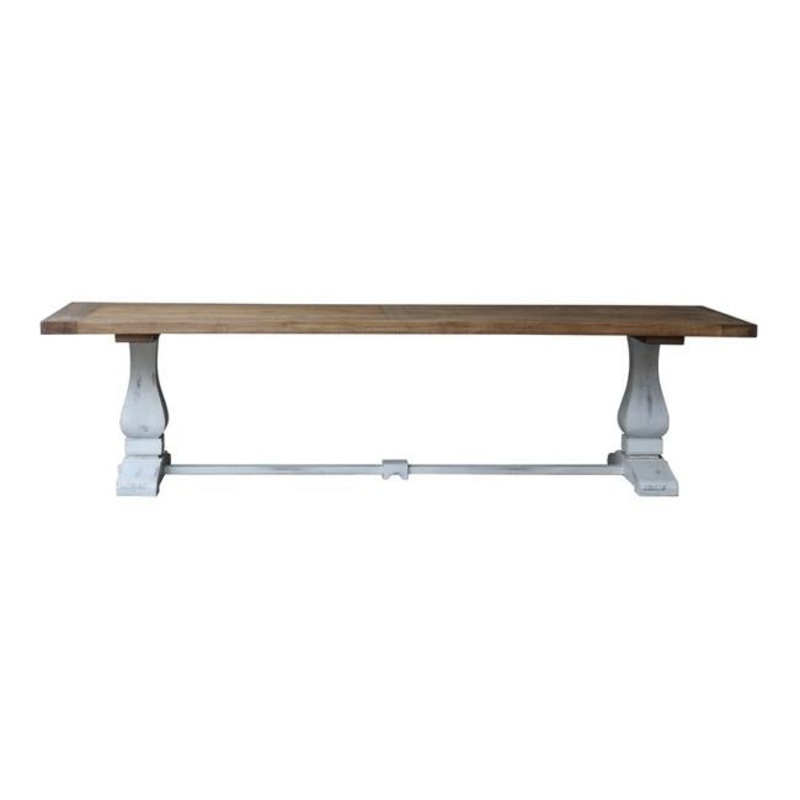 Rembrandt Solid Reclaimed Elm Pedestal Dining Table  CF8175
