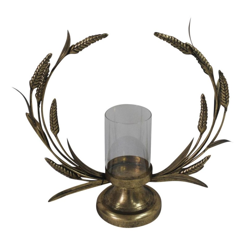 Rembrandt Wreath Bunny Tail Candle Holder GF1243