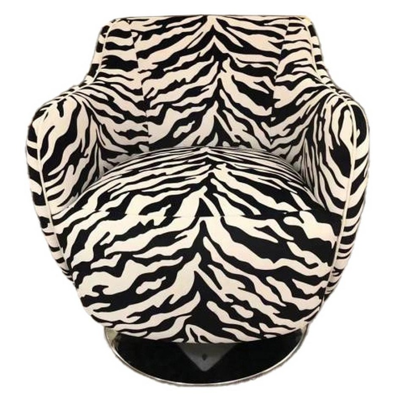 Rembrandt Zebra Swivel Chair MY3238