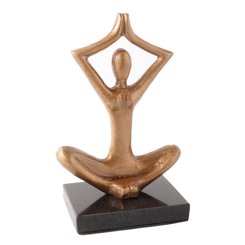 Rembrandt Aluminium Yoga Sculpture TK1249