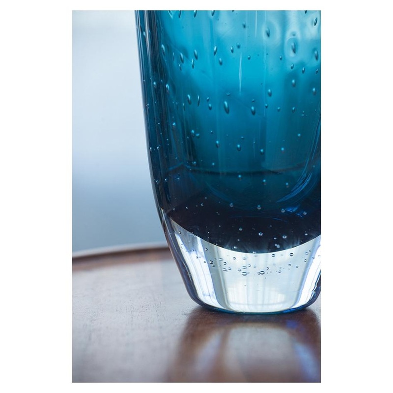 Rembrandt Blue Glass Vase SE2613