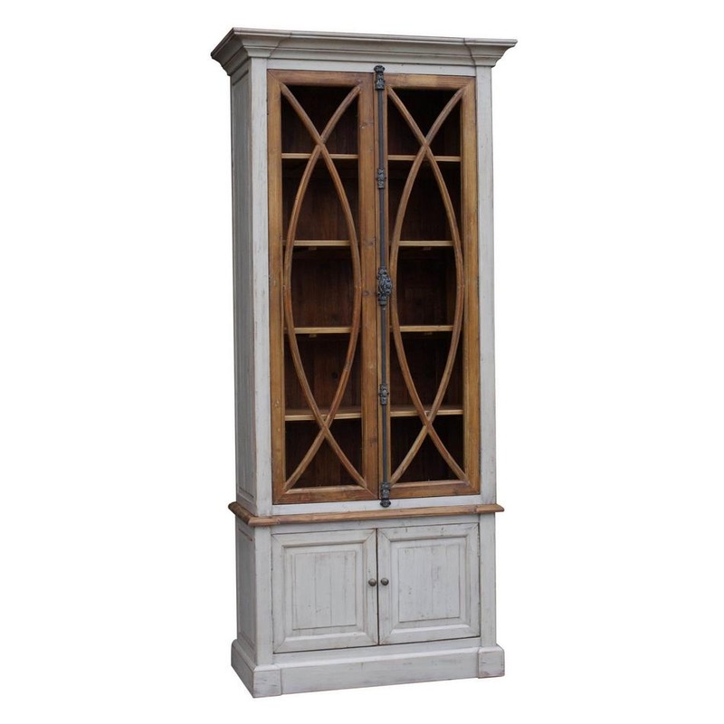 Rembrandt Bookcase Grey White Wash/Old Pine CF8030