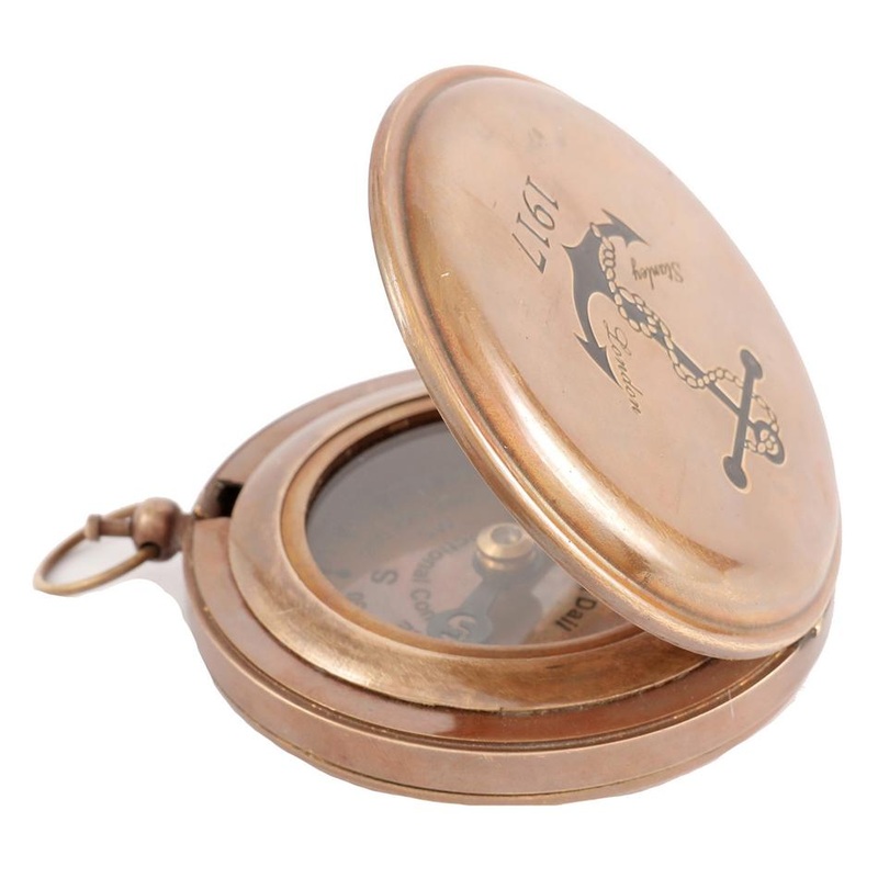Rembrandt Brass Anchor Compass TK1234