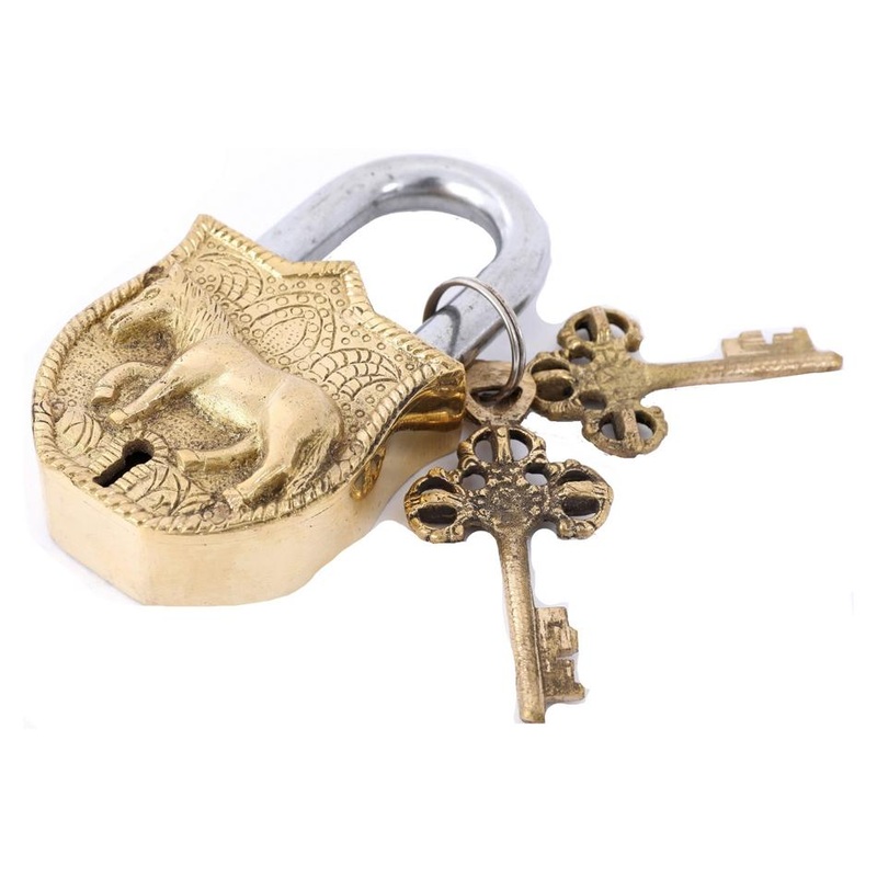 Rembrandt Brass Horse Lock TK1229