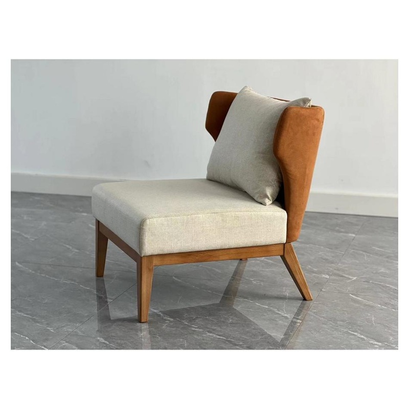 Rembrandt Corset Armchair - Brutus Caramello/Liverpool Beige QL1014