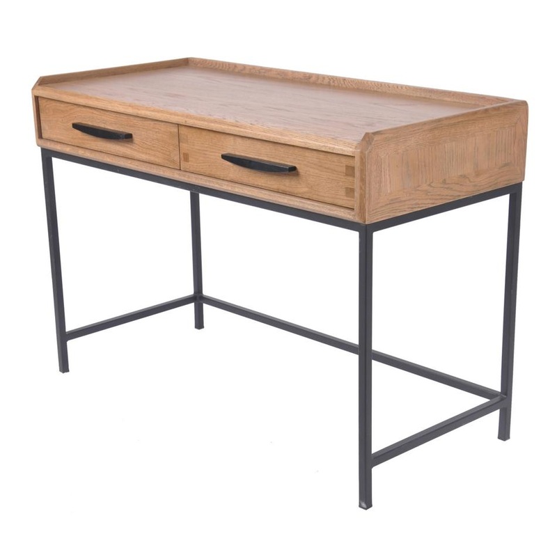 Rembrandt Desk - Oak/Metal BR3028