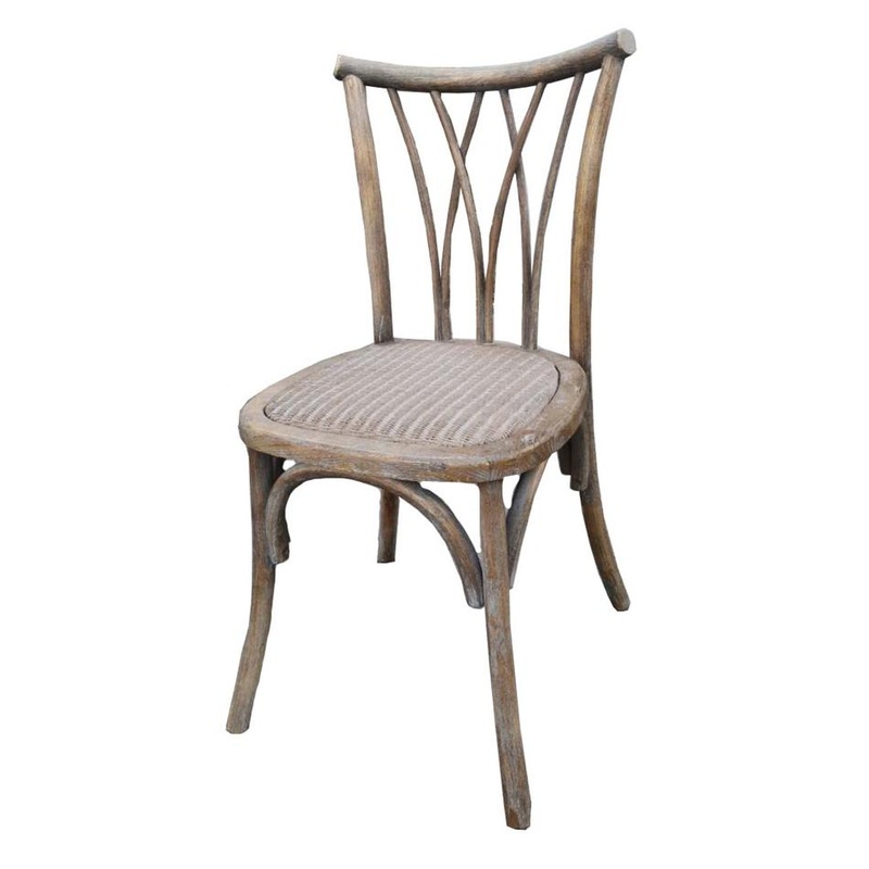 Rembrandt Elm & Rattan Bentwood Oak Dining Chair