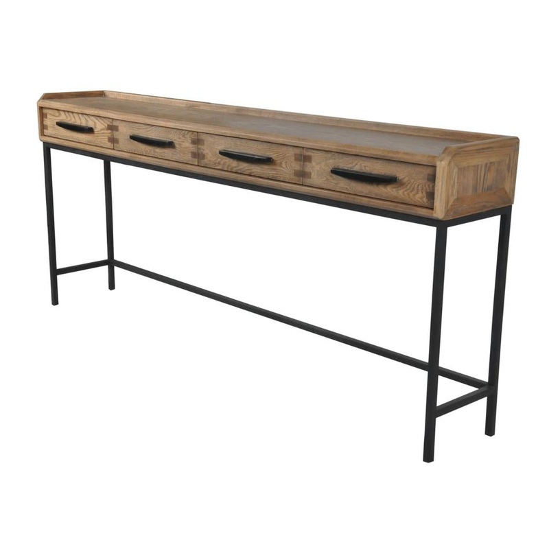 Rembrandt Hall Table - Oak/Metal BR3036