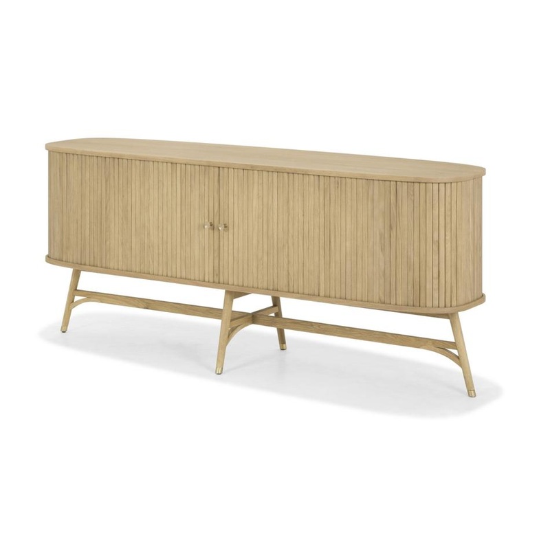 Rembrandt Nordic Oak Side Board With Sliding Doors HS4002